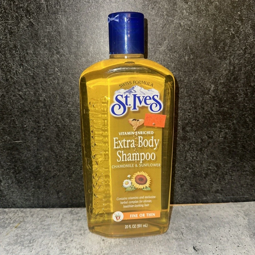 Vintage St. Ives Swiss Spa Extra Body Shampoo Sunflower & Chamomile